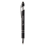 Pack Of 10 Velvet Texture Metallic Pen With Stylus | With Your Business Name