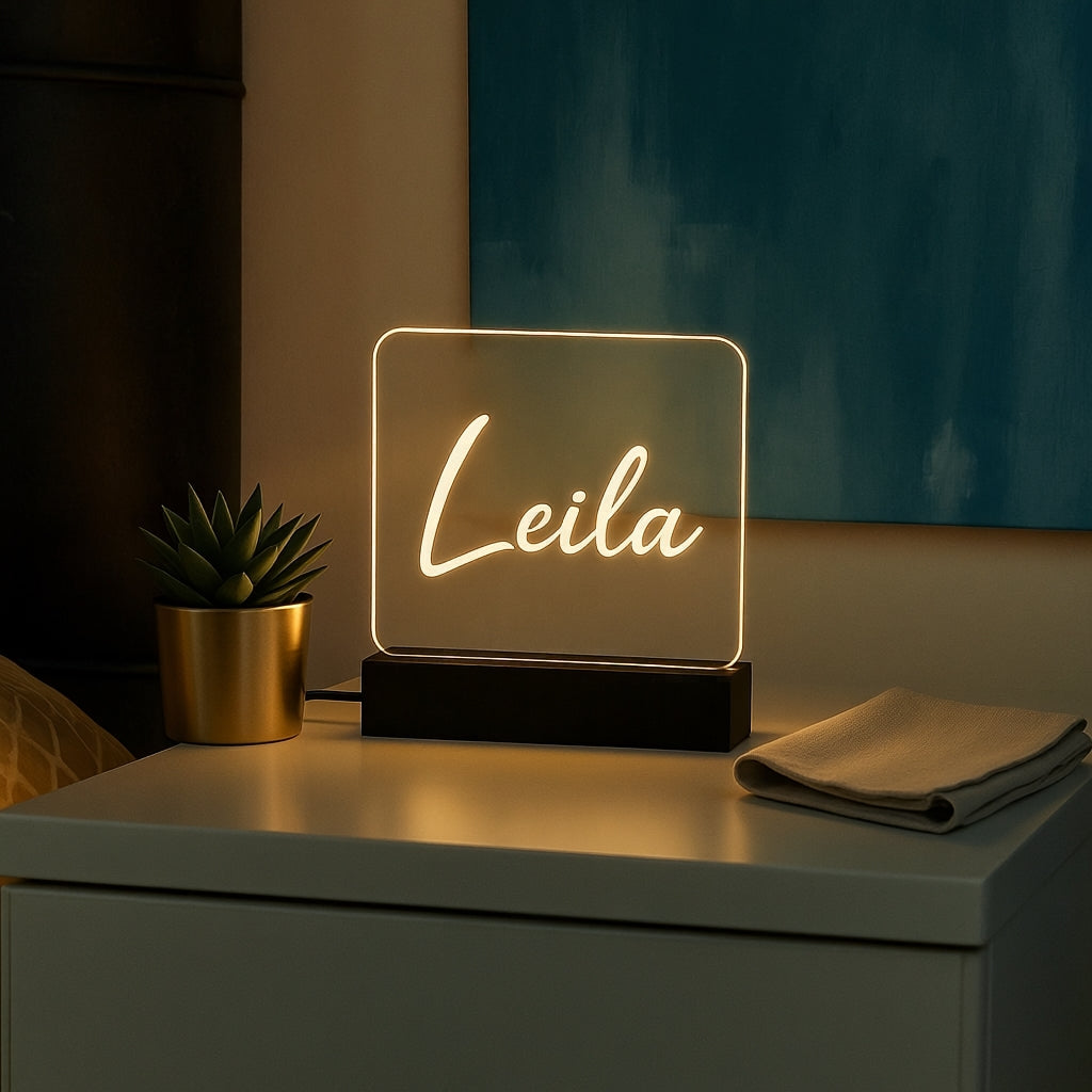 ACRYLIC NAME LAMP