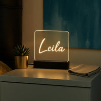 ACRYLIC NAME LAMP