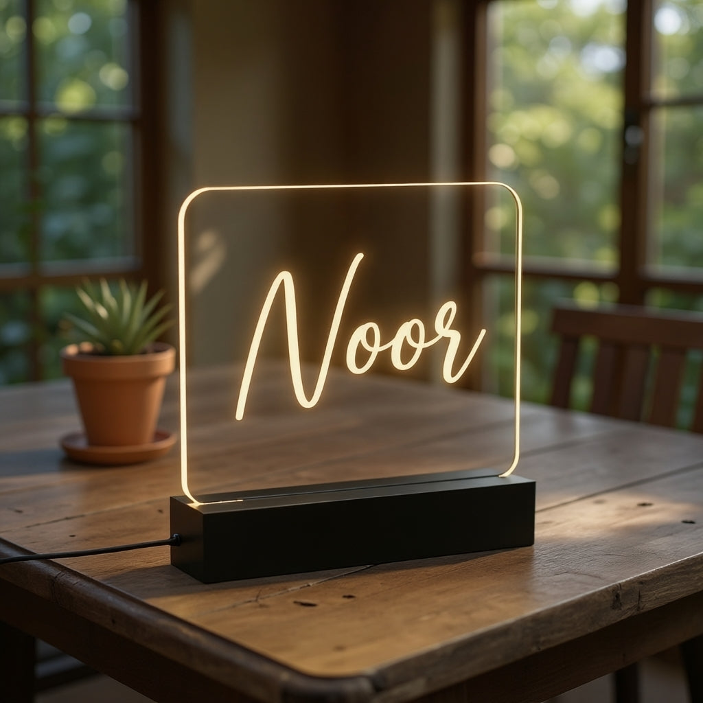 ACRYLIC NAME LAMP