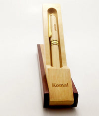 Luxury Wooden Pen With Engraved Name - My Art