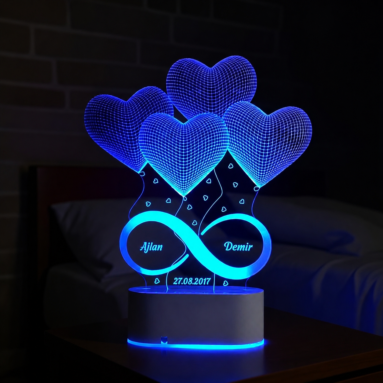 Our Eternal Love 3D Led Night Light