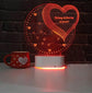 Personalized 3D Illusion LED LAMP(10 Inches Height x 8-inch Width) - My Art