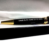 Jitter Black Pen with Engraved Name - My Art