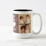 Vintage Heart Custom Photo Mug - My Art