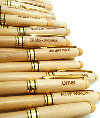 Luxury Wooden Pen With Engraved Name - My Art